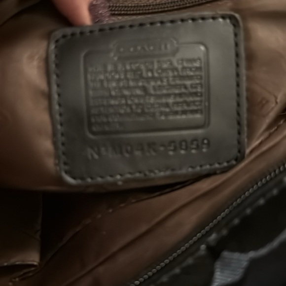 Coach Black and Brown Signature Patchwork Tote - Picture 13 of 13